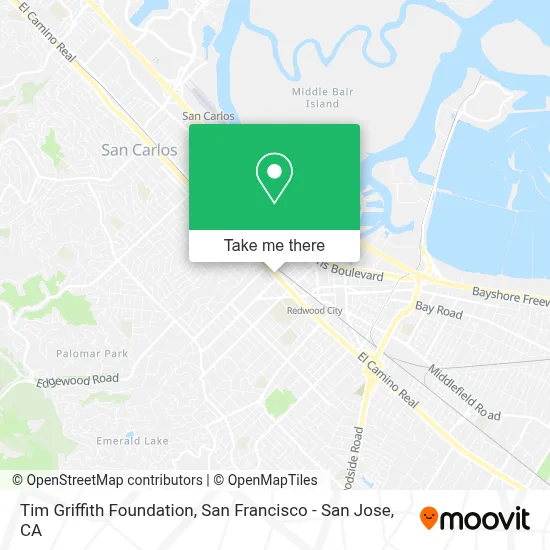 Tim Griffith Foundation map