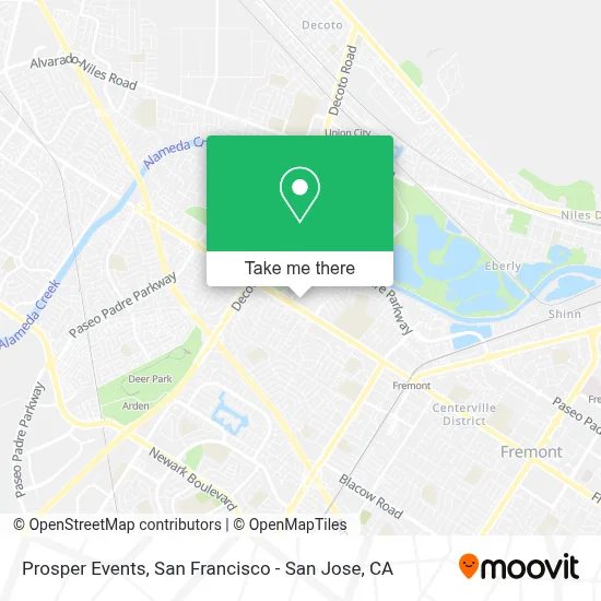 Prosper Events map