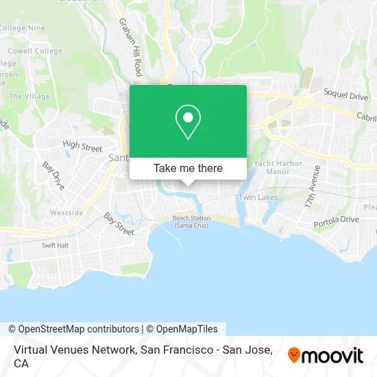 Virtual Venues Network map