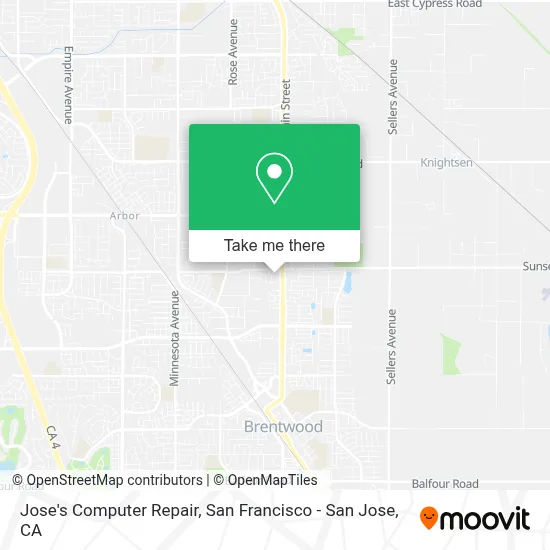 Jose's Computer Repair map