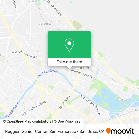Ruggieri Senior Center map