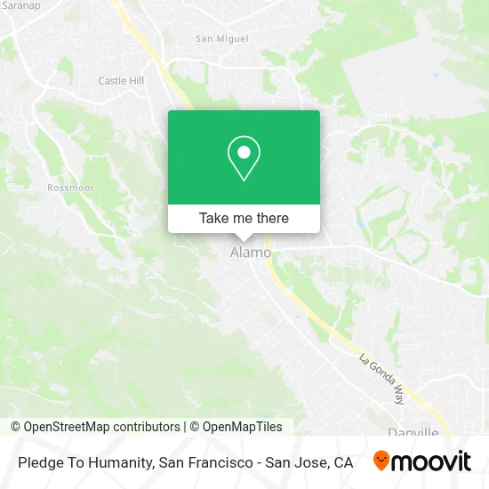 Pledge To Humanity map