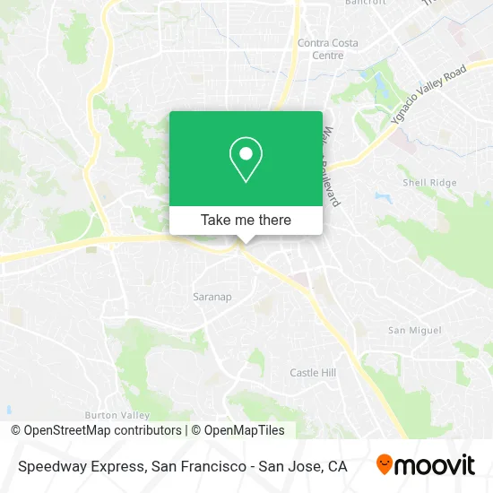 Speedway Express map