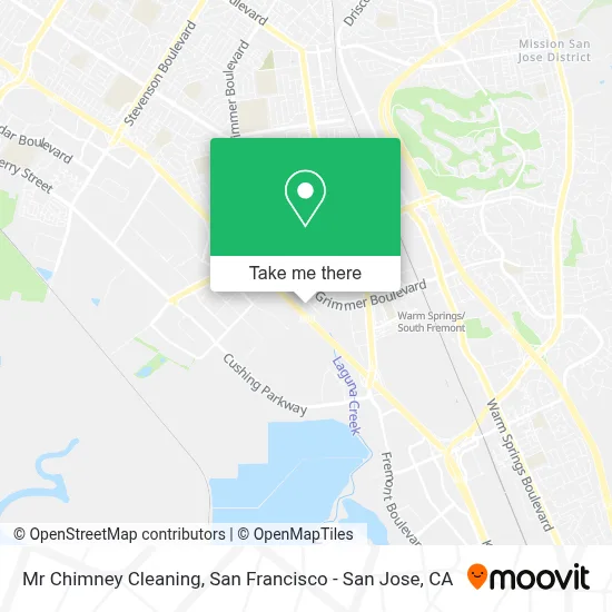 Mr Chimney Cleaning map