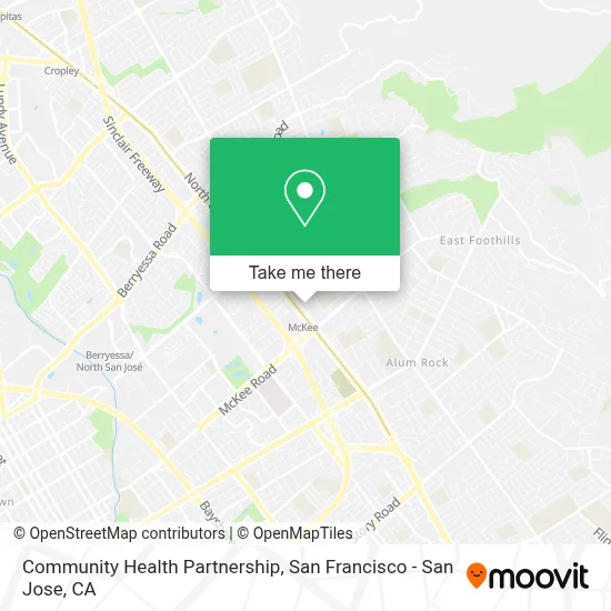 Community Health Partnership map