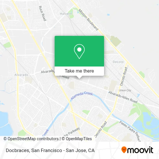 Docbraces map