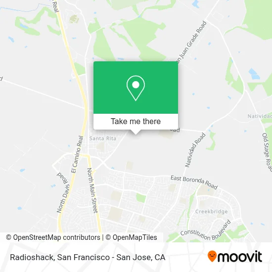 Radioshack map
