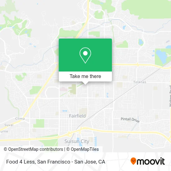 Food 4 Less map