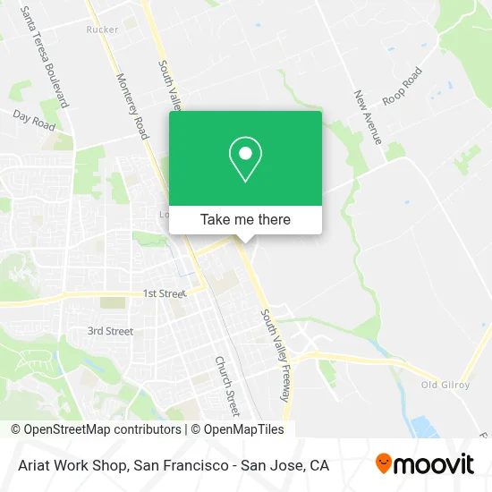 Ariat Work Shop map