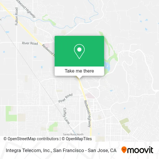 Integra Telecom, Inc. map