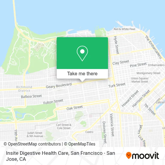 Insite Digestive Health Care map