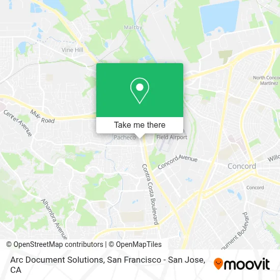 Arc Document Solutions map