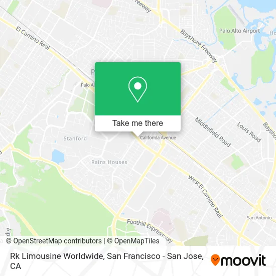 Rk Limousine Worldwide map