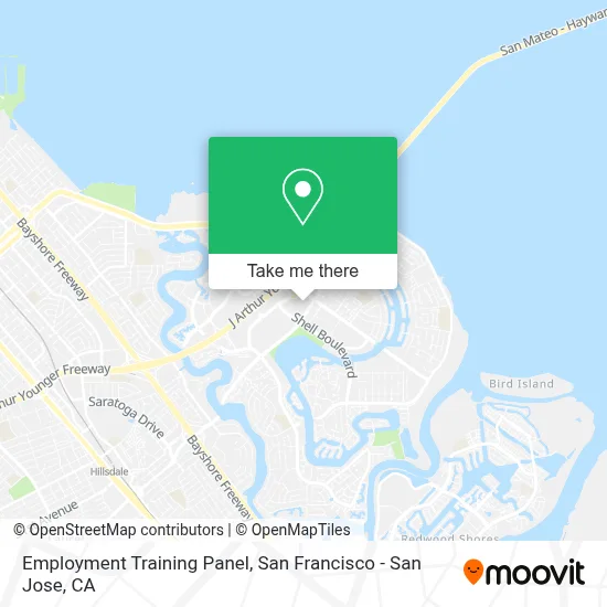 Employment Training Panel map