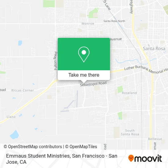 Emmaus Student Ministries map