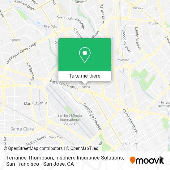 Terrance Thompson, Insphere Insurance Solutions map