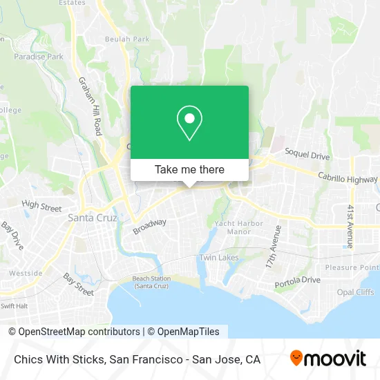 Chics With Sticks map