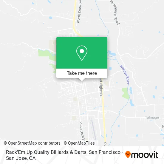 Rack'Em Up Quality Billiards & Darts map