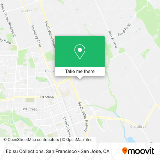 Ebisu Collections map