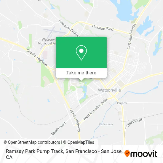 Ramsay Park Pump Track map