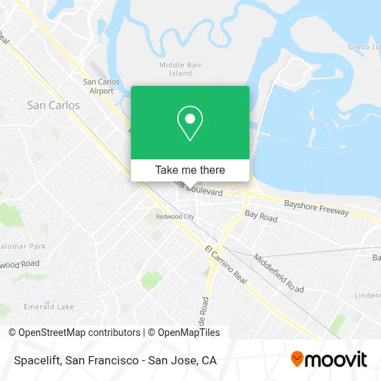 Spacelift map