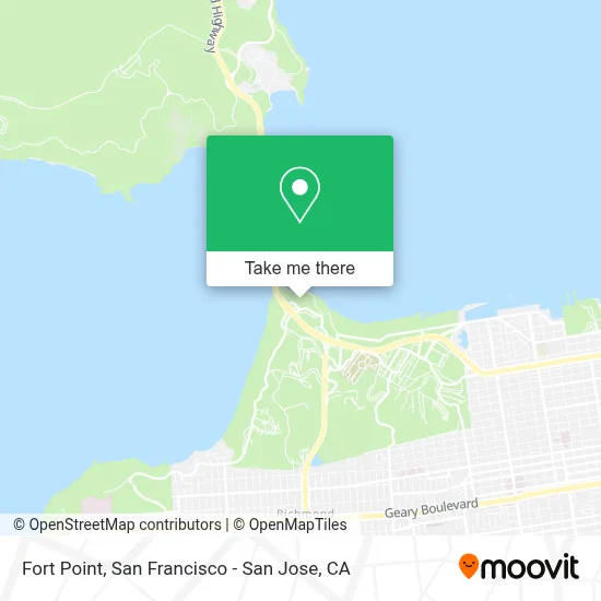 Fort Point map
