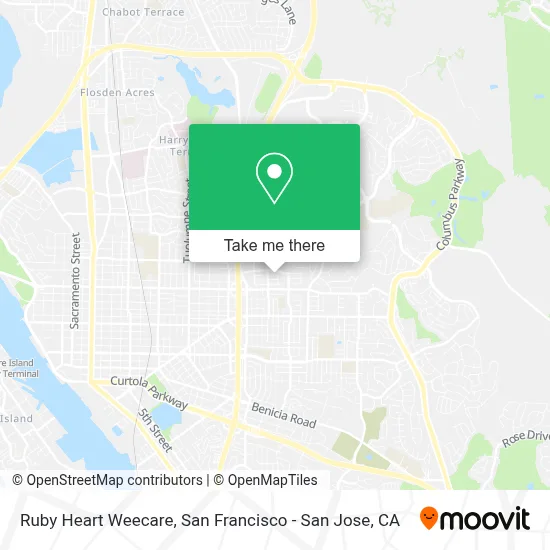 Ruby Heart Weecare map