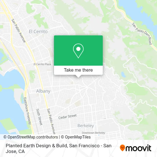Planted Earth Design & Build map