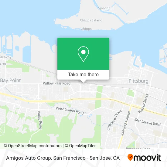 Amigos Auto Group map
