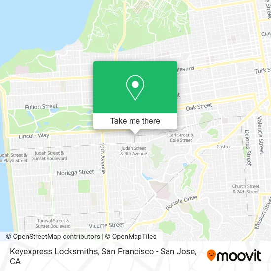 Keyexpress Locksmiths map