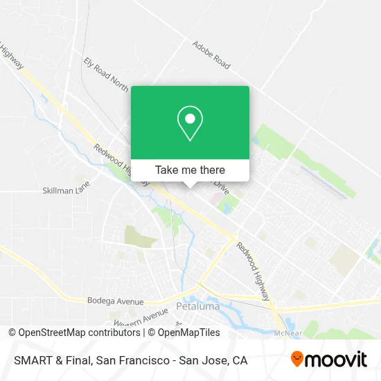 SMART & Final map