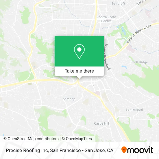 Precise Roofing Inc map