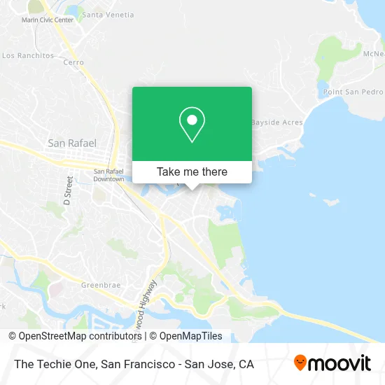 The Techie One map