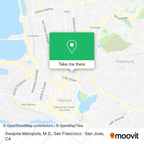 Swapna Merupula, M.D. map