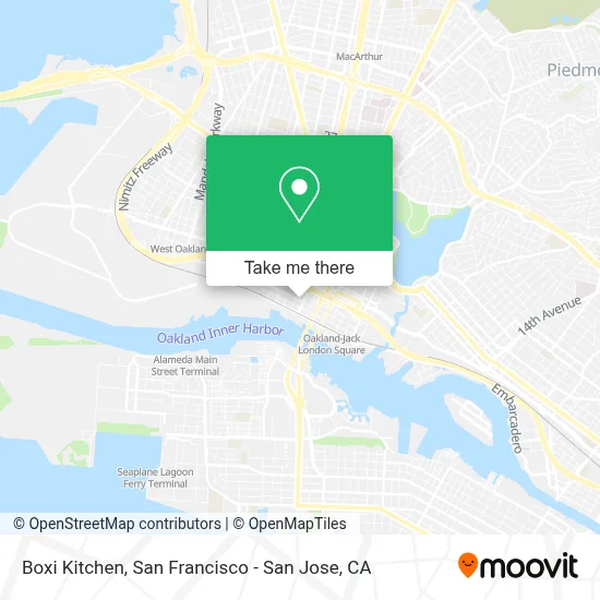 Boxi Kitchen map