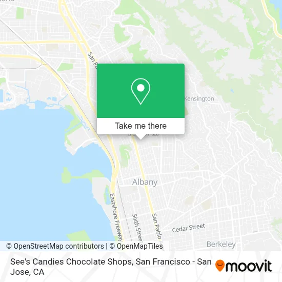 See's Candies Chocolate Shops map