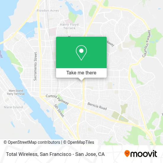 Total Wireless map
