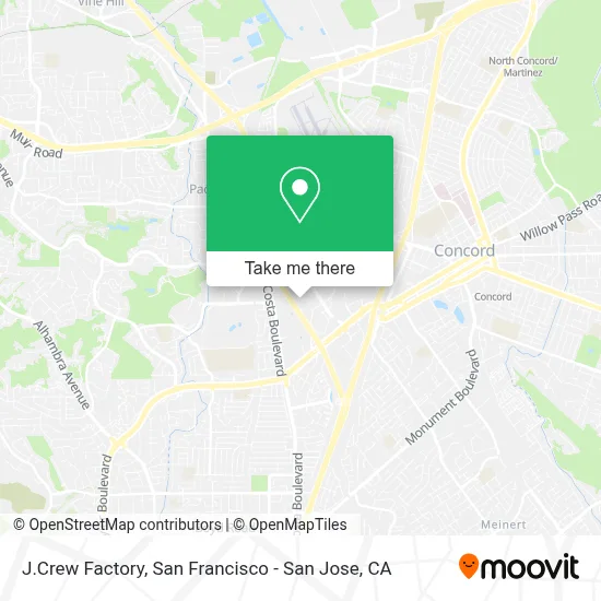 J.Crew Factory map