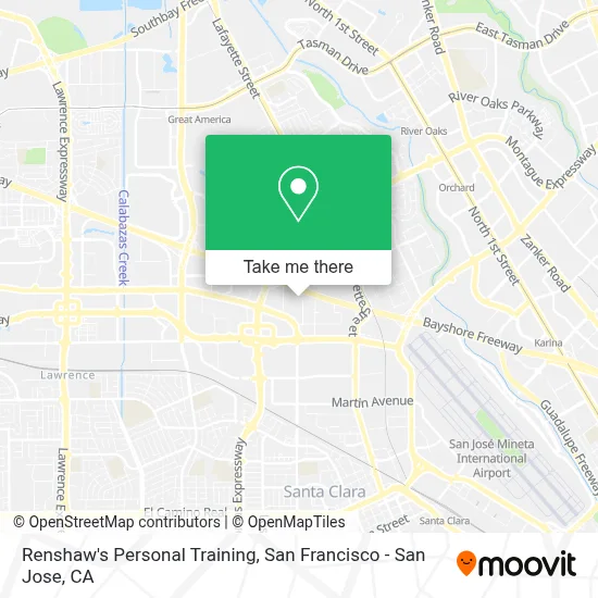 Renshaw's Personal Training map