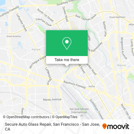 Secure Auto Glass Repair map