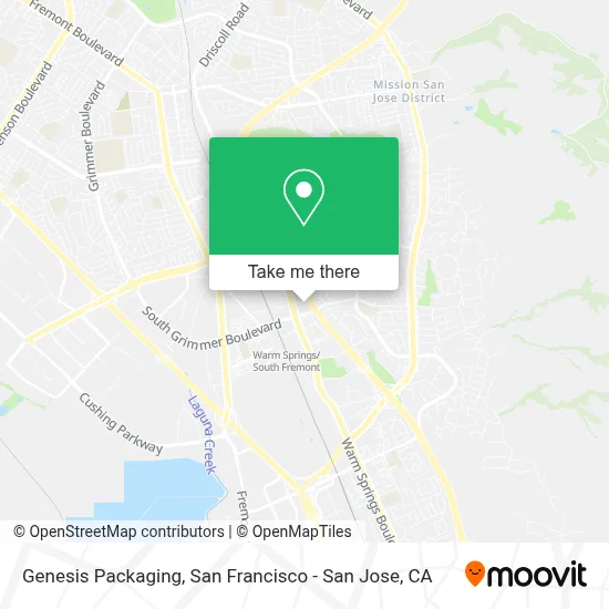 Genesis Packaging map