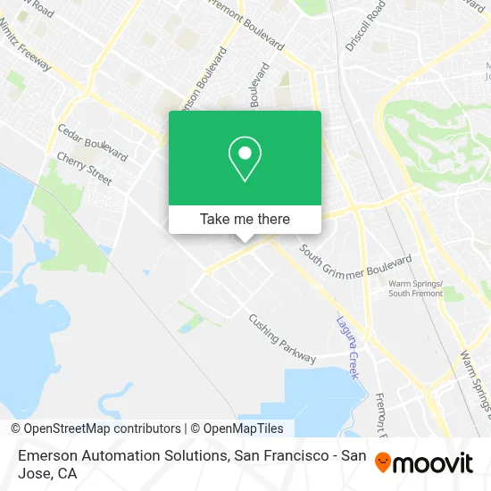 Emerson Automation Solutions map