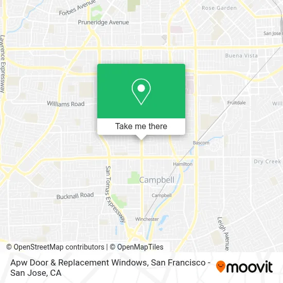 Apw Door & Replacement Windows map