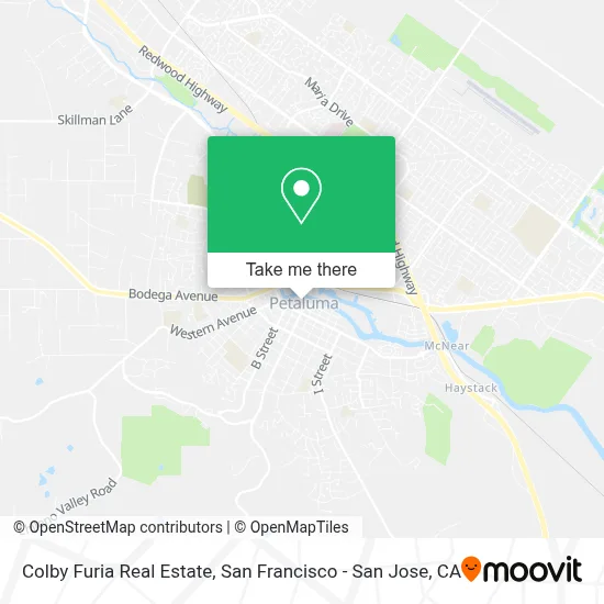 Colby Furia Real Estate map