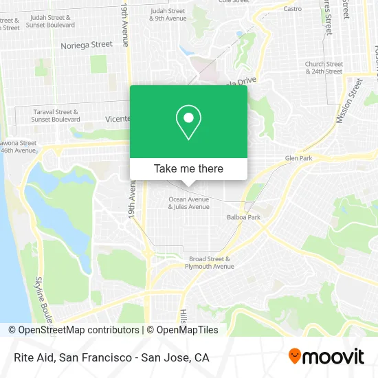Rite Aid map