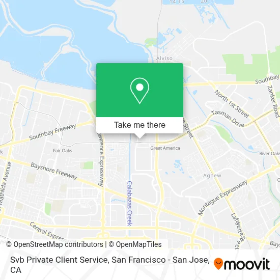 Svb Private Client Service map