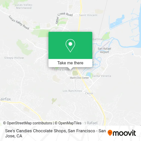 See's Candies Chocolate Shops map