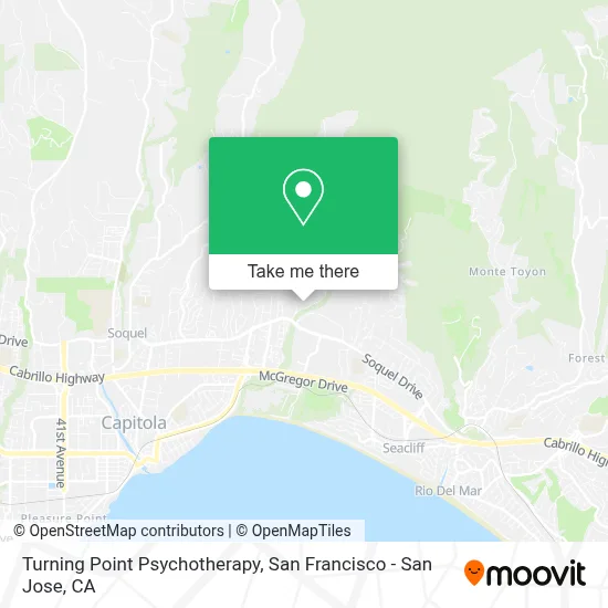 Turning Point Psychotherapy map