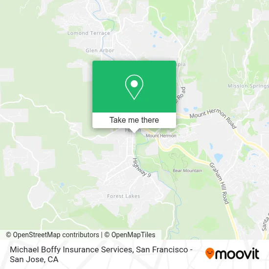 Michael Boffy Insurance Services map