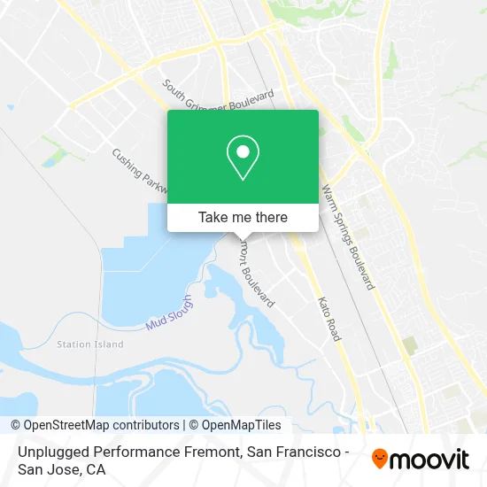 Unplugged Performance Fremont map